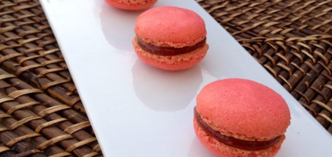 macarons fruits rouges