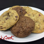 Cookies 3 goûts: Pécan pépites/choco pécan pépites/ Pécan inspiration fraise de chez Valhrona